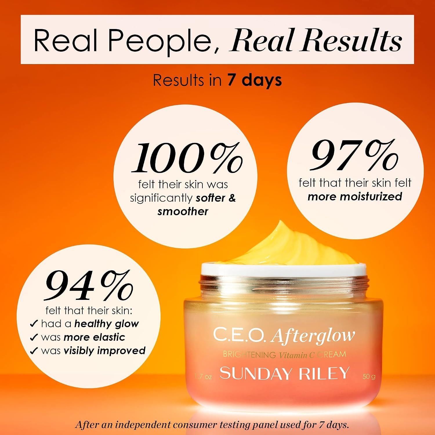 Sunday Riley C.E.O. Afterglow Brightening Vitamin C Cream Face Moisturizer(0.5 Fl Oz (Pack of 1)) - view 5