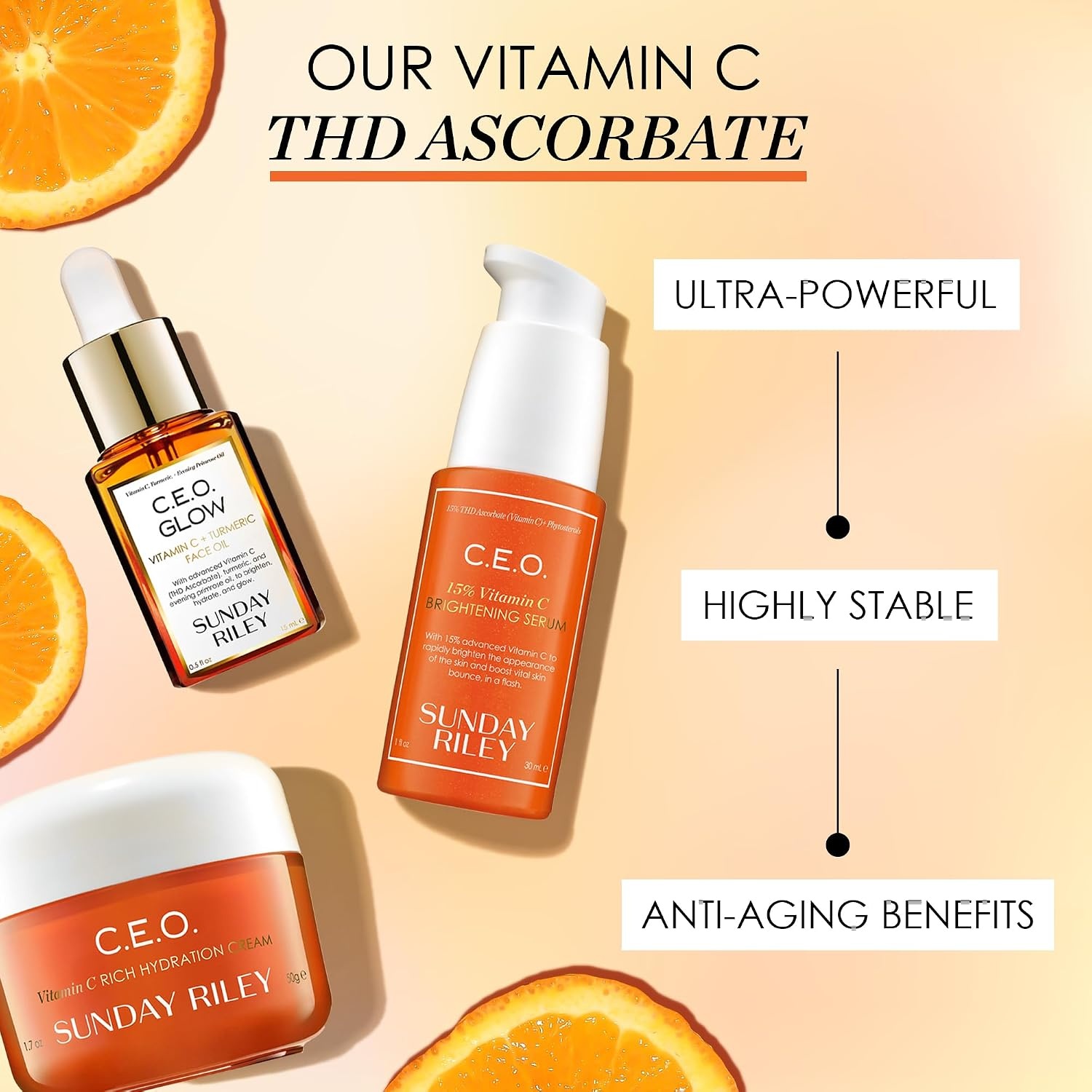 Sunday Riley C.E.O. Vitamin C Rich Hydration Cream Face Moisturizer(0.5 Fl Oz (Pack of 1)) - view 5