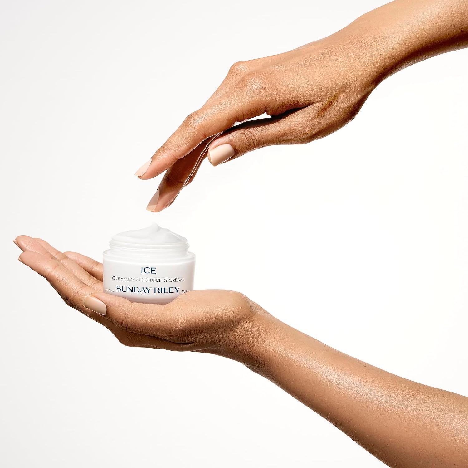 Sunday Riley Ice Ceramide and Vitamin F Moisturizing Face Moisturizer Dry Skin Cream - view 5