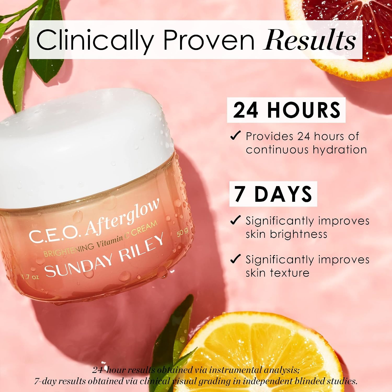 Sunday Riley C.E.O. Afterglow Brightening Vitamin C Cream Face Moisturizer(1.7 Fl Oz (Pack of 1)) - view 2
