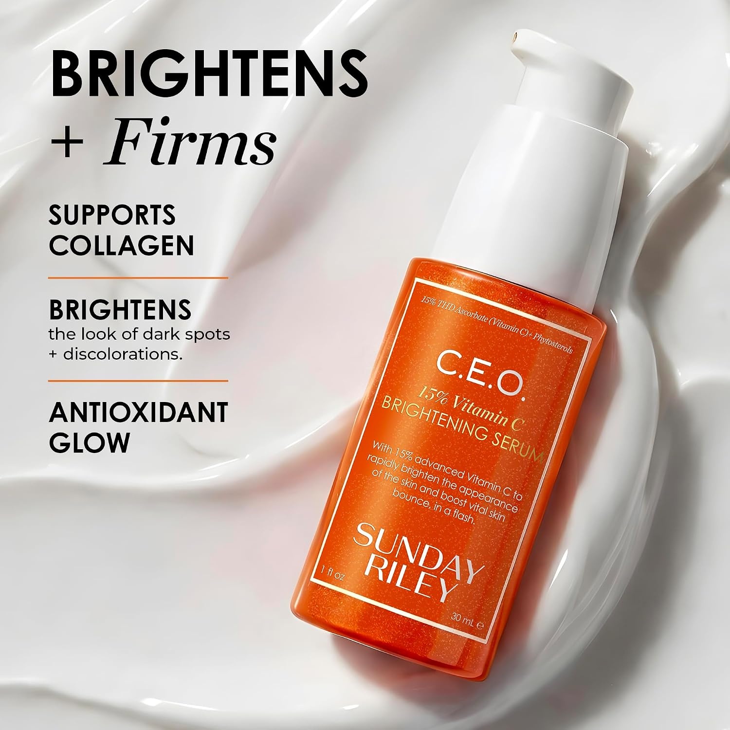 Sunday Riley C.E.O. 15% Vitamin C Brightening Serum(0.5 Fl Oz (Pack of 1))
