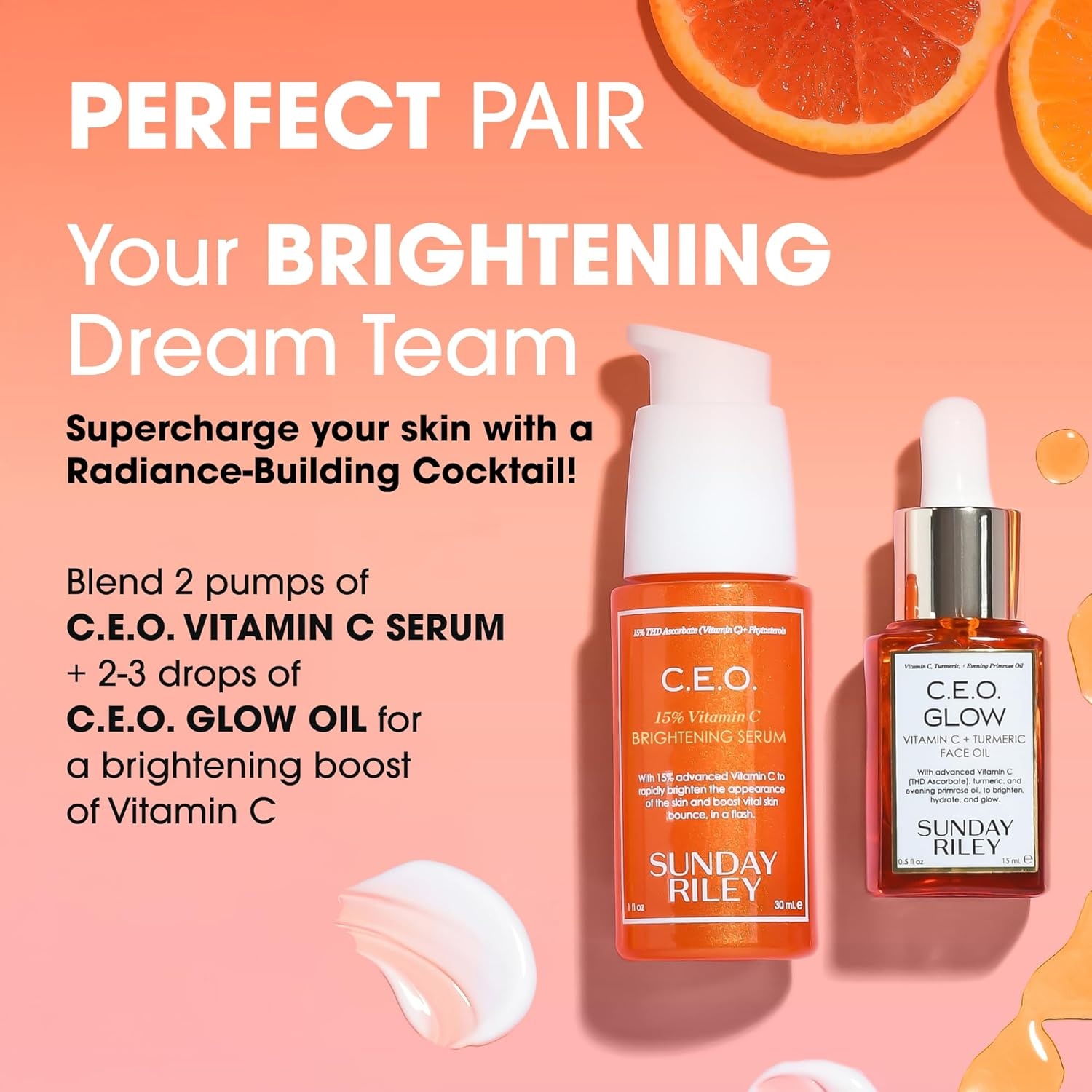 Sunday Riley C.E.O. 15% Vitamin C Brightening Serum(1 Fl Oz (Pack of 1)) - view 5