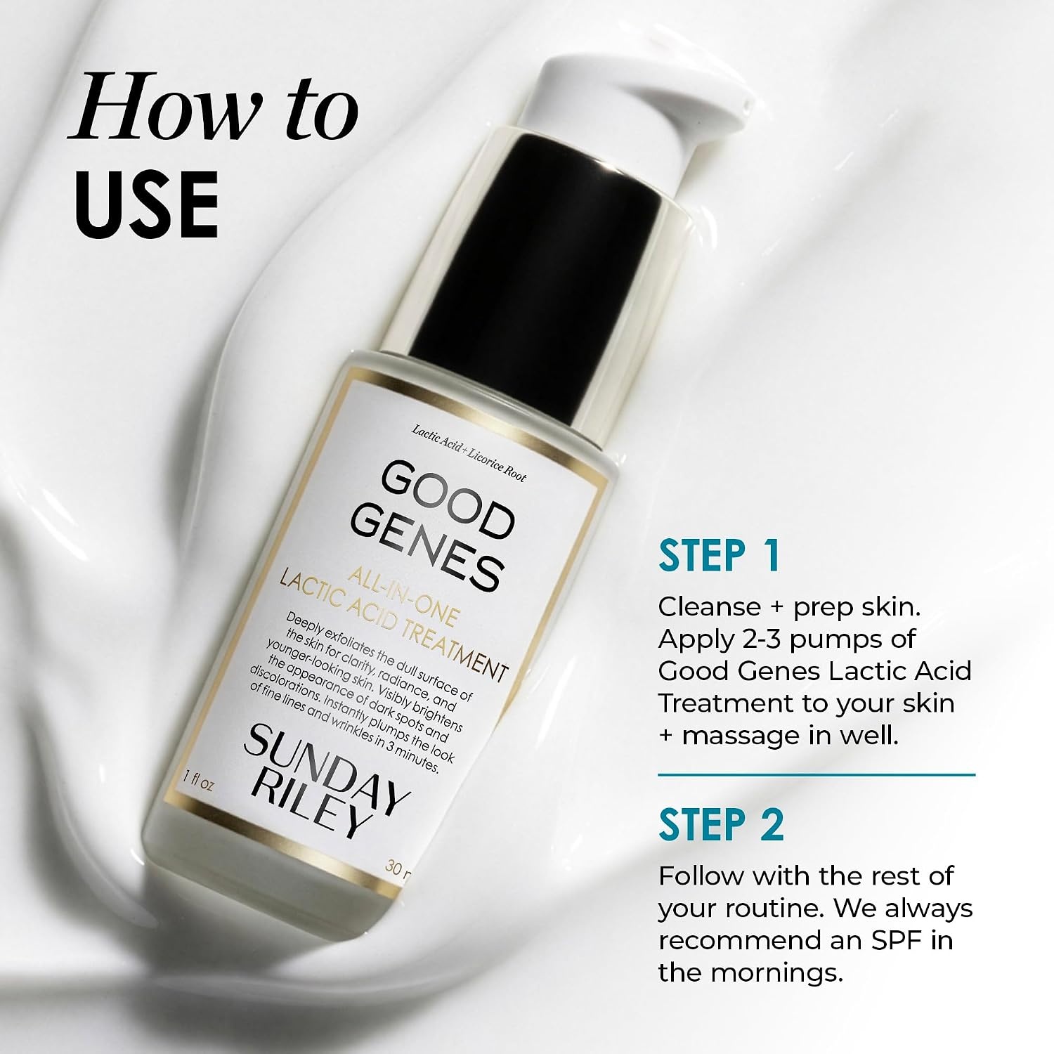 Sunday Riley Good Genes All-in-One Lactic Acid Treatment Face Serum(1.7 Fl Oz (Pack of 1)) - view 8