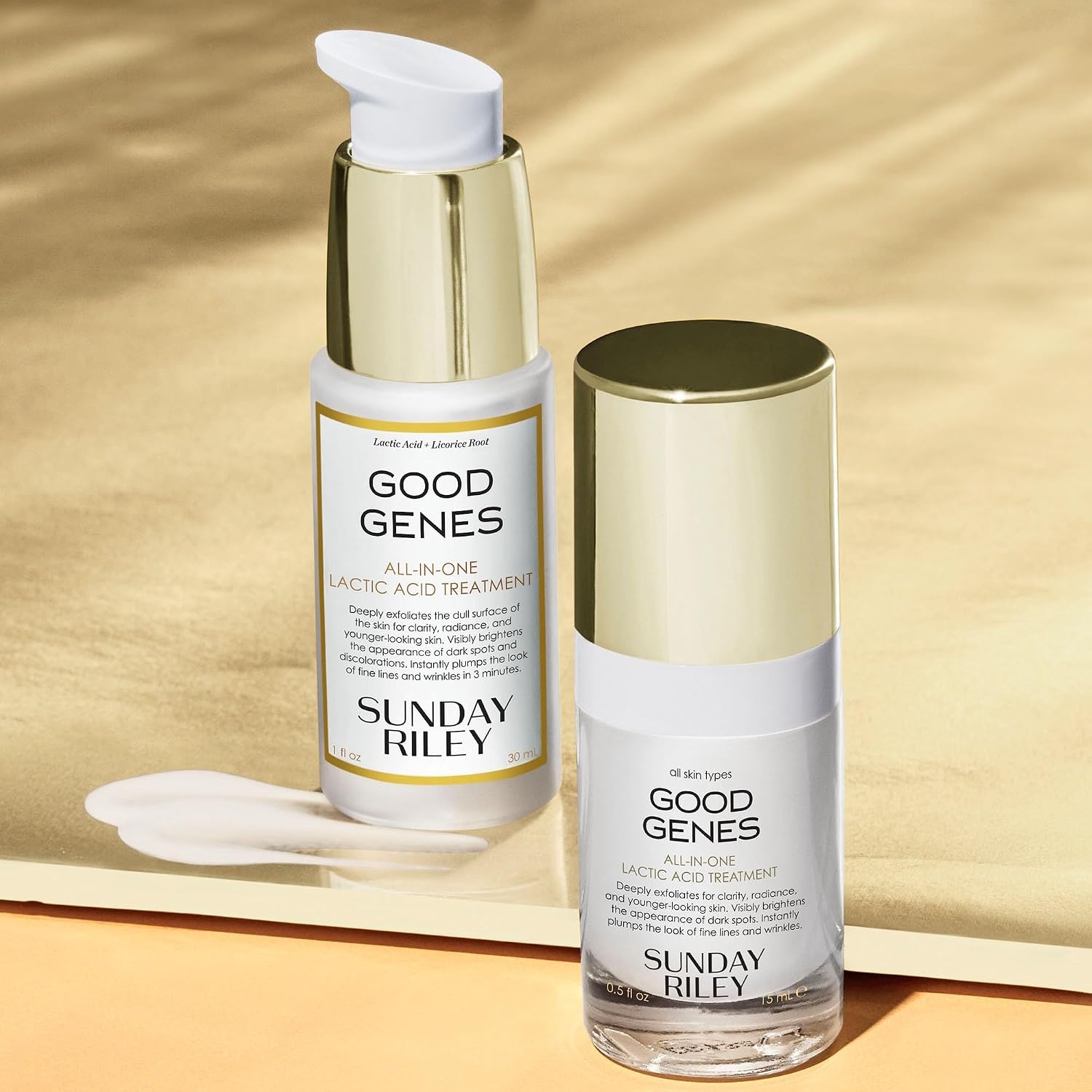 Sunday Riley Good Genes All-in-One Lactic Acid Treatment Face Serum(2 Piece Set 1 Fl Oz & 0.5 Fl Oz) - view 2