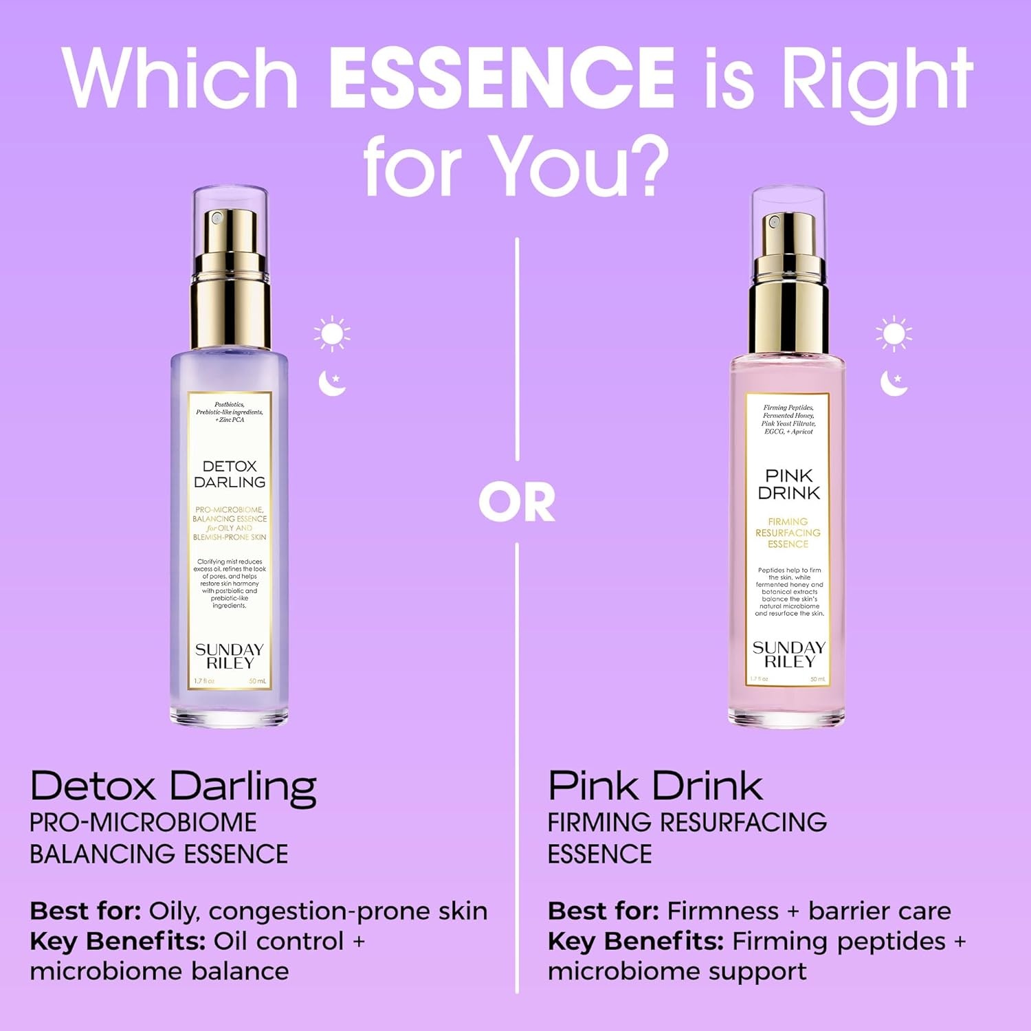 Sunday Riley Detox Darling Balancing Essence Mist for Oily and Blemish-Prone Skin(Purple) - view 6