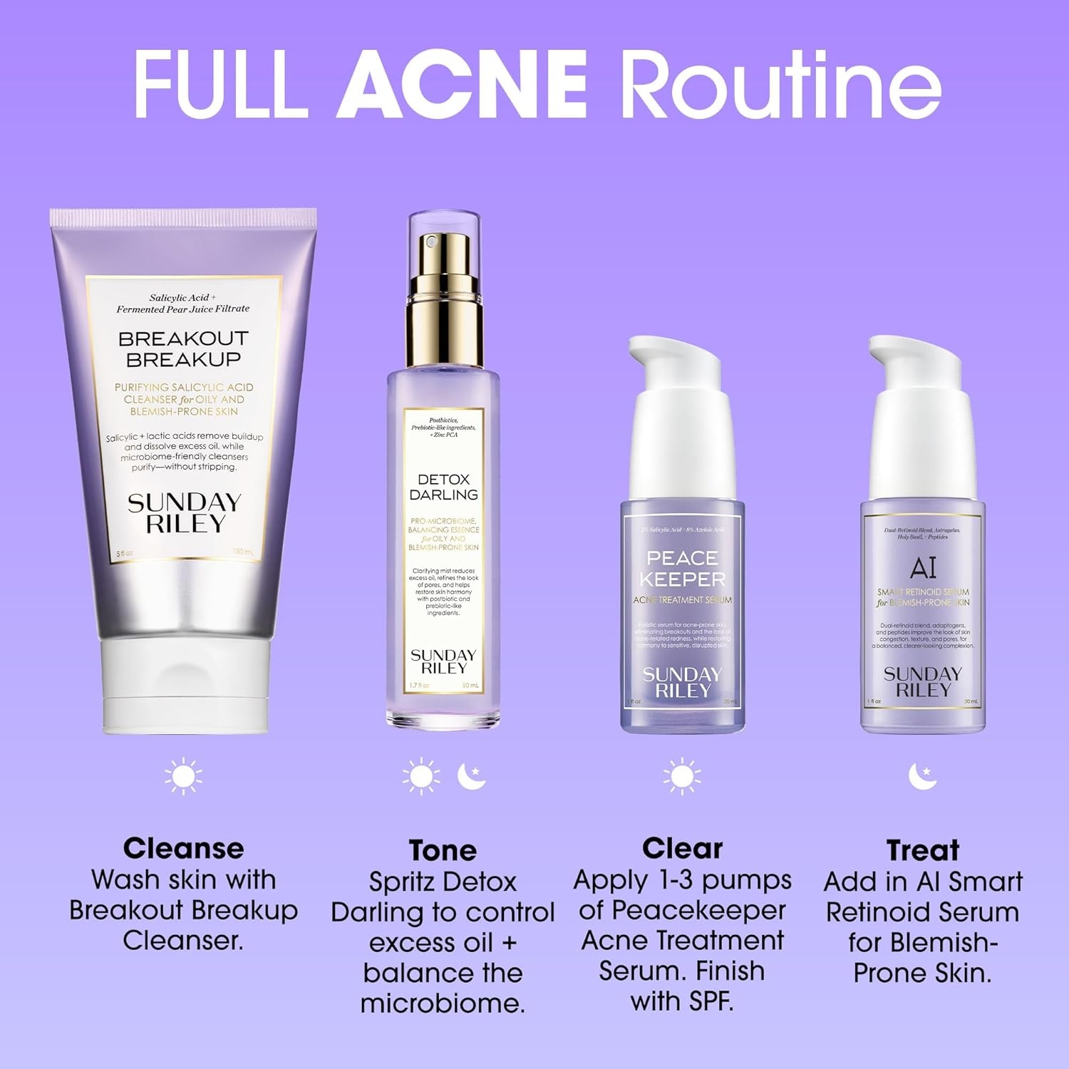 Sunday Riley A.I. Adaptive Retinoid Serum For Blemish Prone Skin(Off White) - view 5
