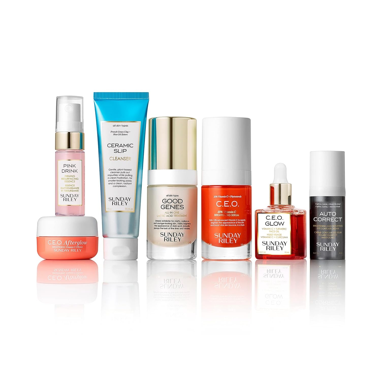 Sunday Riley Wake Up With Me Complete Brightening Morning Skincare Set(Orange) - view 2