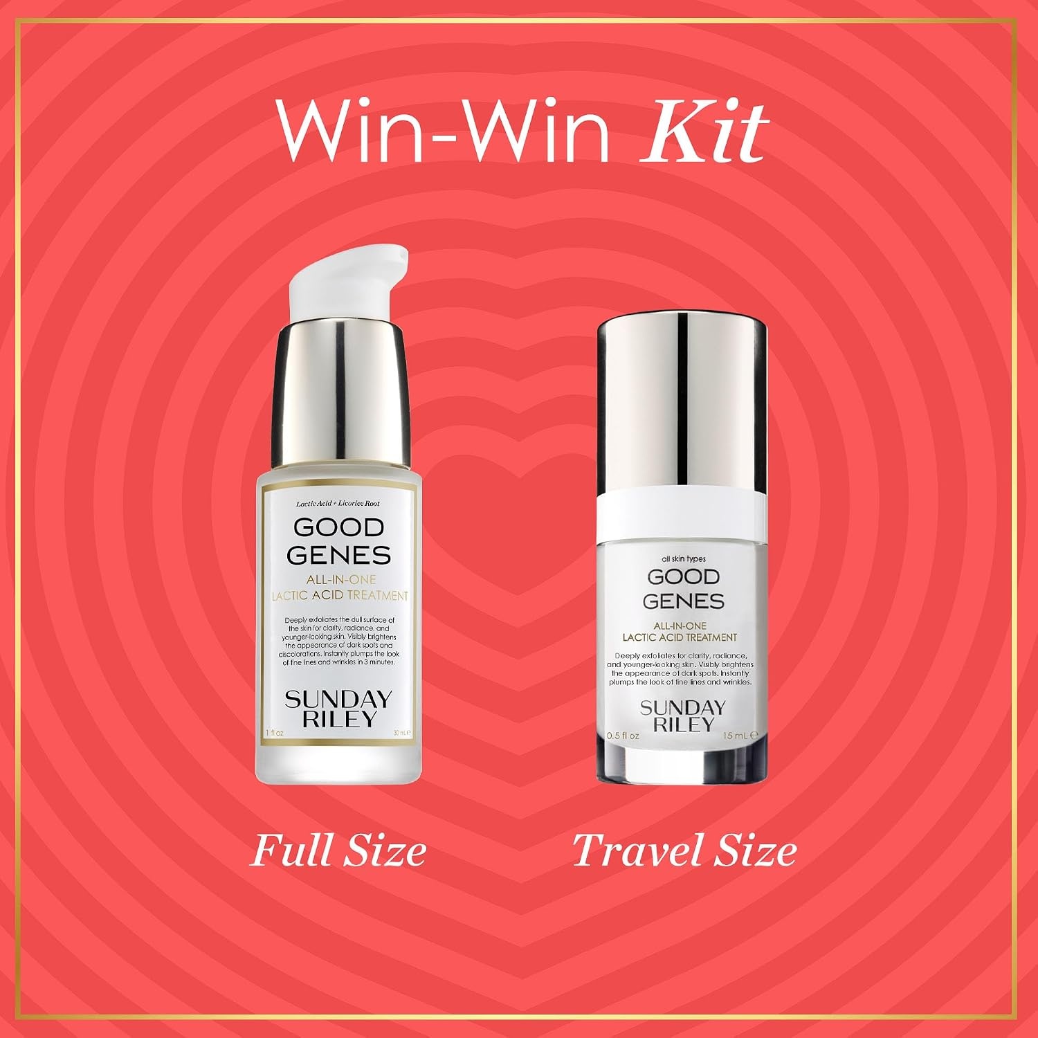 Sunday Riley Win Win Good Genes Lactic Acid Duo Skincare Set - view 2