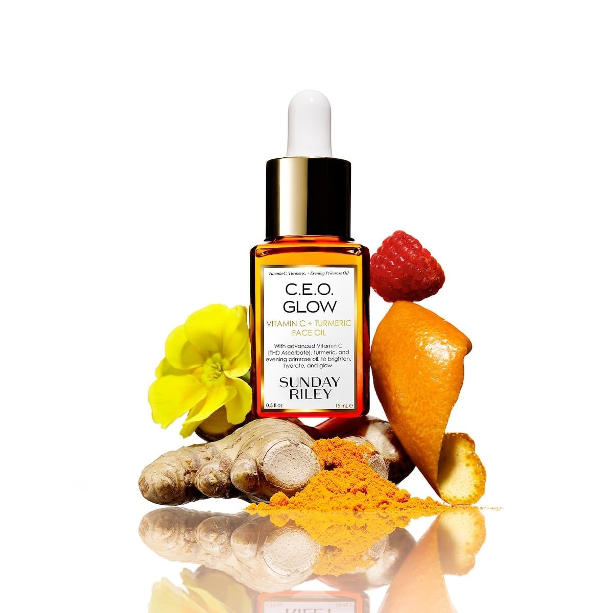 Sunday Riley C.E.O. Glow Vitamin C & Turmeric Face Oil(1.2 Fl Oz (Pack of 1)) - view 4