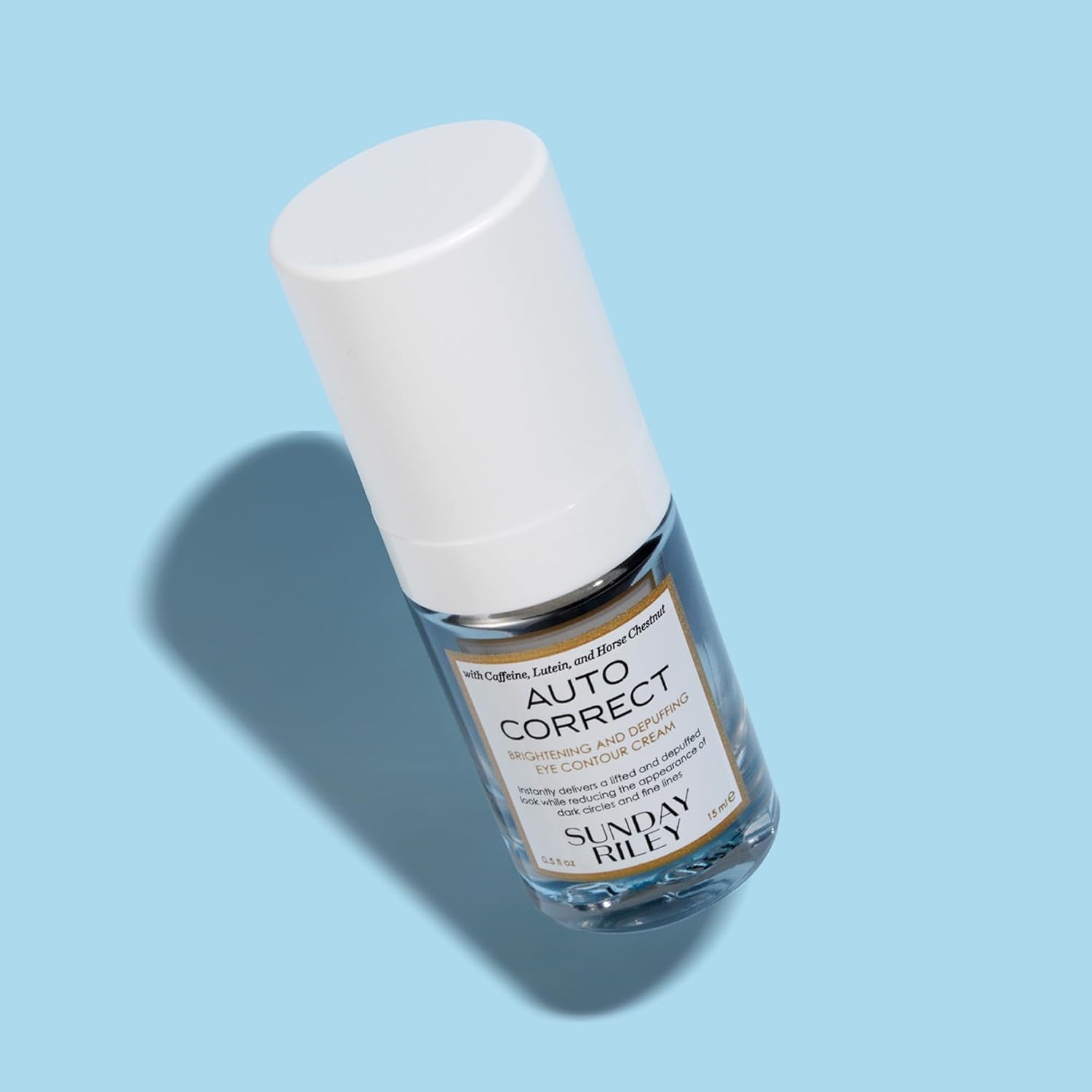 Sunday Riley Auto Correct Eye Cream(2 Piece Set 0.5 Fl Oz & 0.5 Fl Oz)